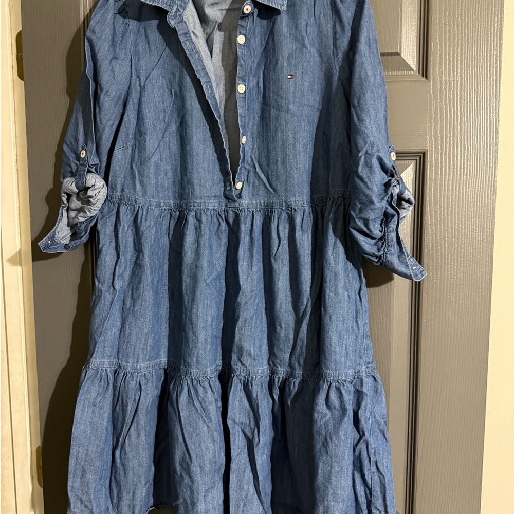 Tommy Hilfiger Women’s Blue Denim Dress